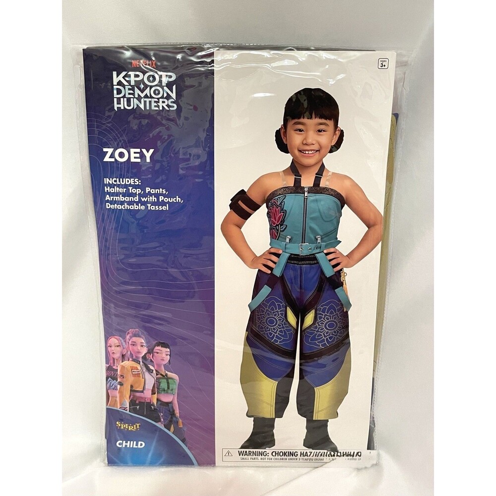Spirit Halloween K-Pop Demon Hunters Zoey Child Costume Girl XL 14-16